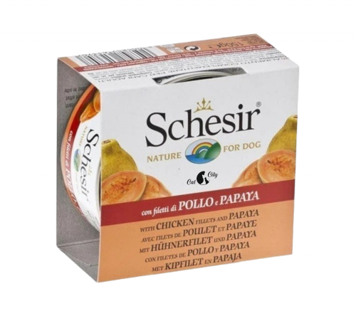 شيزر معلبات التونا مع البابايا للقطط 75 جرام