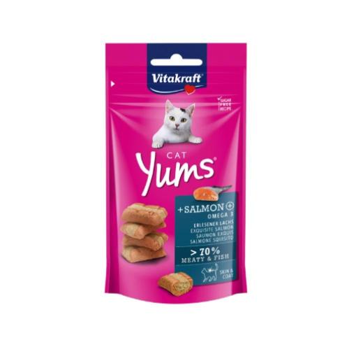فيتاكرافت مكافات للقطط بنكهة السالمون 40g