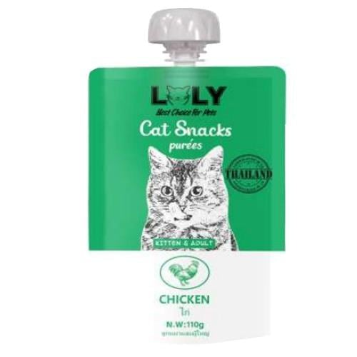 لولي سناك معجون للقطط بطعم الدجاج 110جرام