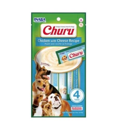 اينابا تشورو للكلاب هريسة دجاج مع جبنة 4×14 جرام