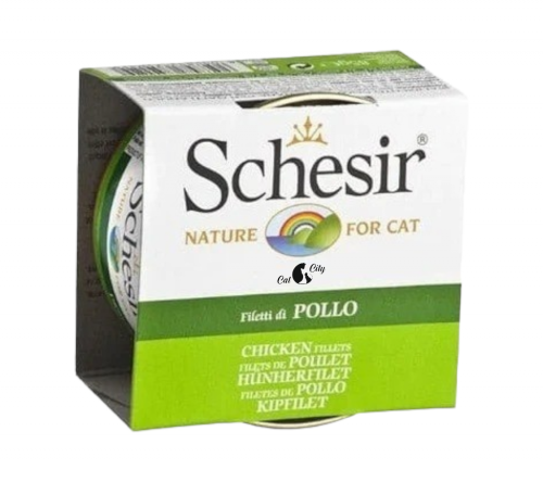 شيزر معلبات فيليه الدجاج بالجيلي للقطط 85 جرام