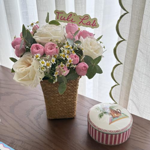 Mini Floral Basket