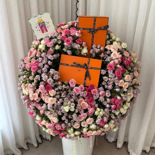 Mix baby rose Vase