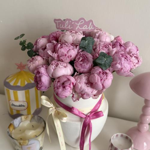 Pink Peony vase