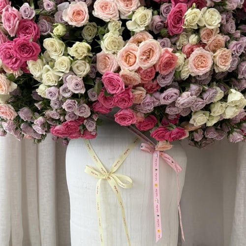 Mix baby rose Vase