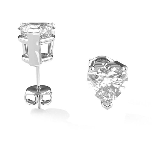 HRT 0.15 pointer of LOVE CVD earrings