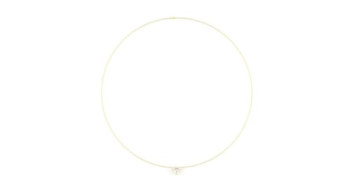 HRT 0.50 pointer of LOVE CVD necklace
