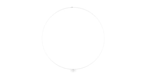 HRT 0.50 pointer of LOVE CVD necklace