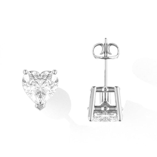 HRT 0.30 pointer of LOVE CVD earrings