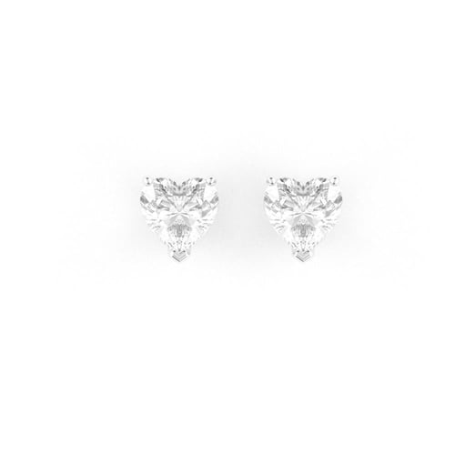 HRT 0.15 pointer of LOVE CVD earrings