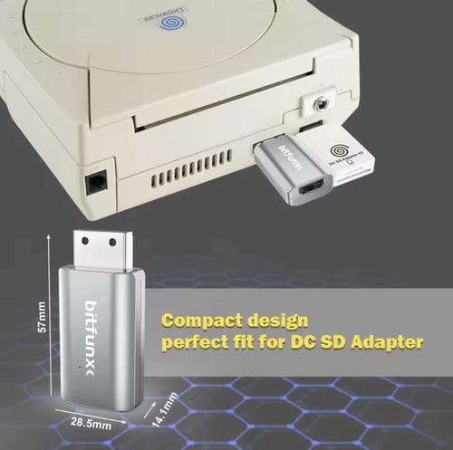 محول Bitfunx MINI DC VGA إلى HDMI