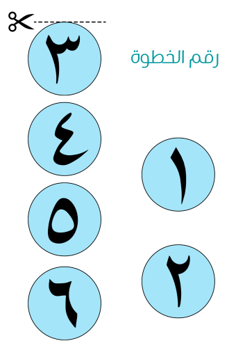 أدوات التجارب ووسائل كل خطوة من خطوات التجربة ، بش...