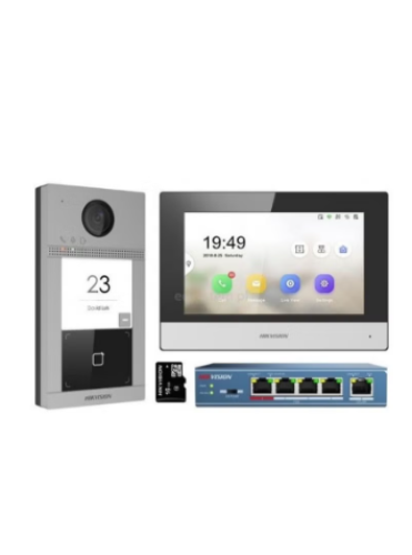 IP Video Intercom Kit, DS-KIS604-s