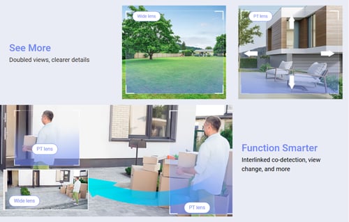 H9c Dual 2K & 2K Dual-Lens Pan & Tilt Wi-Fi Camera