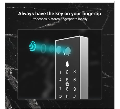 قفل باب ذكي سهل التركيب DL03 برو يدعم البلوتوث وال...