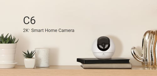 EZVIZ C6 - كاميرا 2K⁺ للمنزل الذكي قابلة للإمالة و...