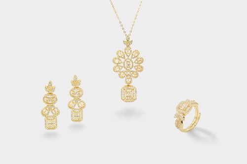 Half a silver set 925 karat from Sela
