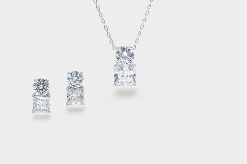 Half a silver set 925 karat from Sela