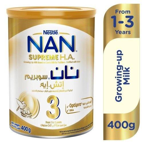 Nan Supreme HR milk number 3 size 400 grams