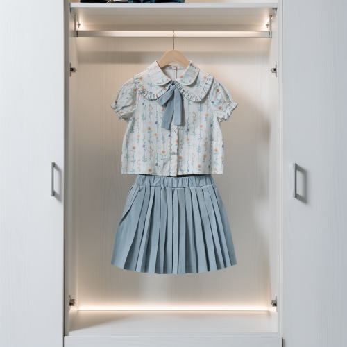 Baby occasion set in sky color