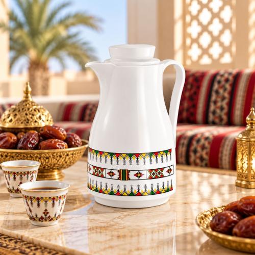 ترمس فيتنامي بنقش عسيري تراثي 1 لتر – حفظ حرارة 12...