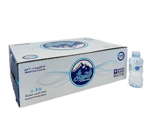 كرتون مياه شموخ (200-330مل)