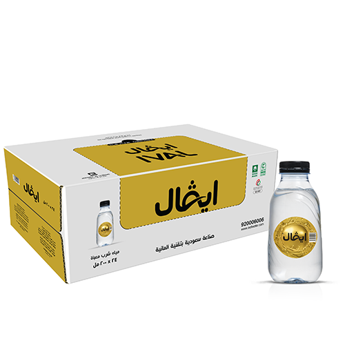 كرتون مياه ايفال 200 مل 24 عبوة