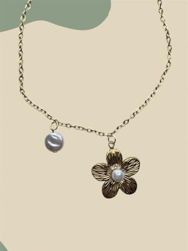 خلخال ذهبي وردة و لولو (0085)