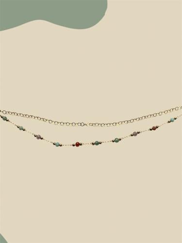 خلخال ذهبي و الوان (00102)