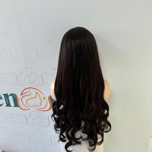 اروكه شعر طبيعي 28 انش جذور اماميه فروه دانتيل