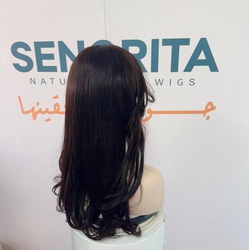 باروكه شعر طبيعي 18 انش جذور كامله فروه حرير