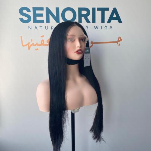 باروكة شعر طبيعي 28 انش جذور كامله فروه دانتيل