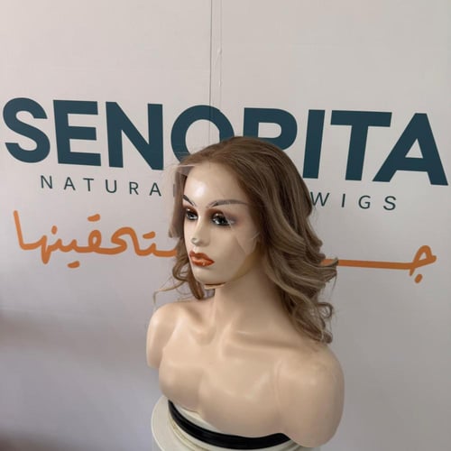 باروكه لون اشقر شعر طبيعي 16 انش دانتل اماميه