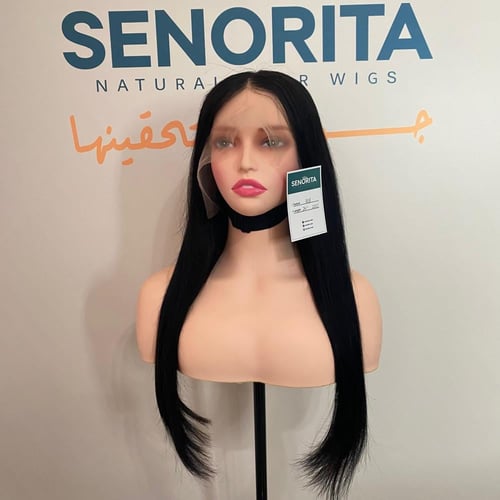 باروكة شعر طبيعي 24 انش جذور كامله فروه حرير