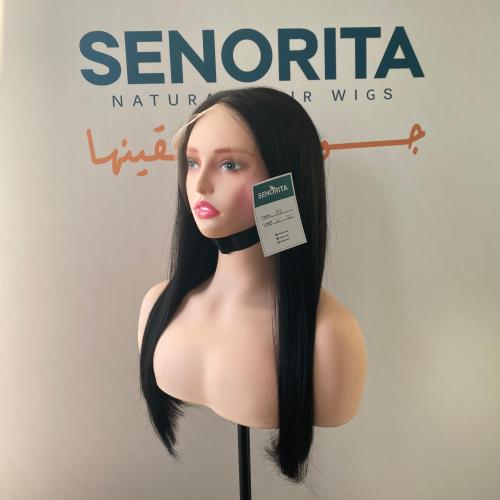 باروكة شعر طبيعي 22 انش جذور اماميه فروه حرير