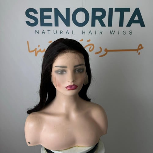 باروكة شعر طبيعي 20 انش جذور كامله فروه حرير ِ