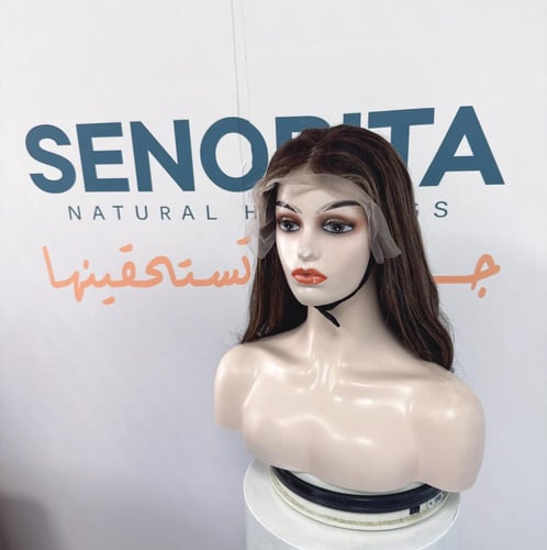 باروكه لون اشقر شعر طبيعي 26 انش دانتل اماميه