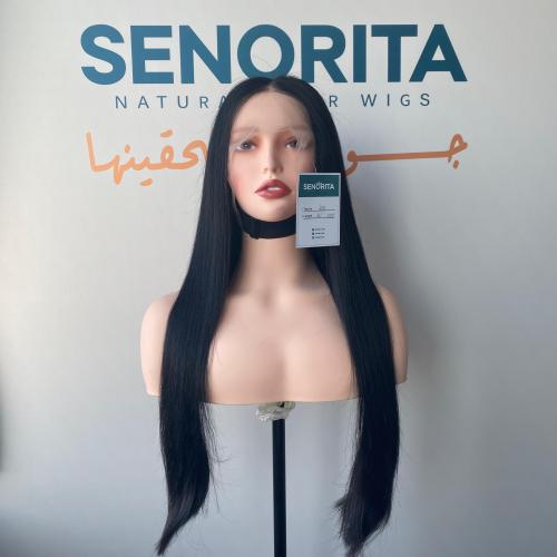 باروكة شعر طبيعي 28 انش جذور اماميه فروه دانتيل