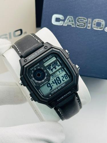ساعة كاسيو AE-1200WH جلد اسود