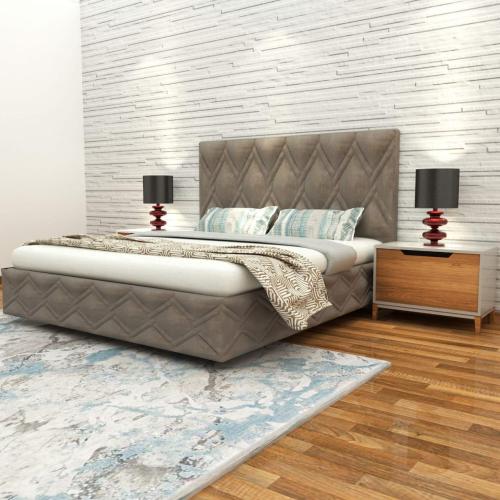 سرير بتنجيد معين