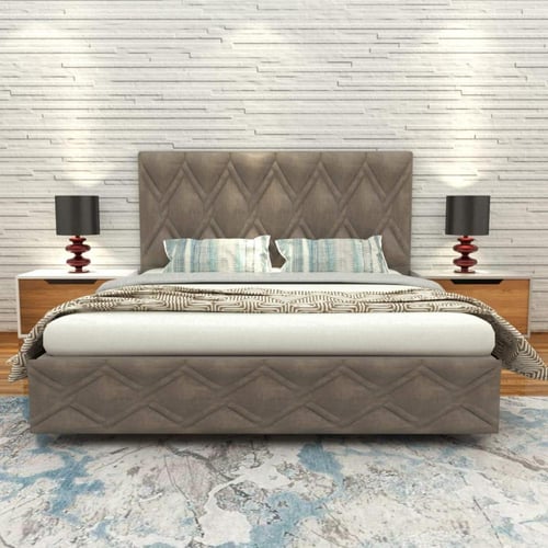 سرير بتنجيد معين