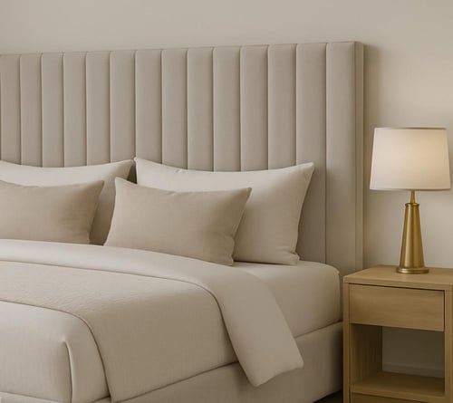 سرير مستطيلات ناعمه