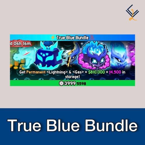 عرض فاكهة البرق والغاز - True Blue Bundle