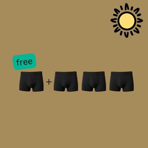 Men's boxer "3 + "1 free