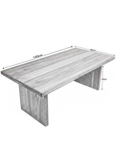 طاولة بتصميم عتيق