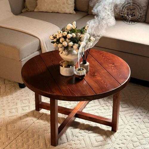 طاولة قهوة دائرية كلاسيك