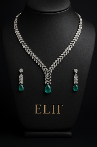 طقم الزمرد الملكي. Royal Emerald set