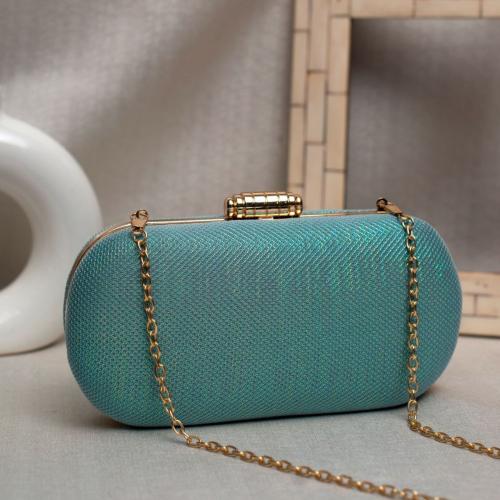كلتش الفيروز الهادئ Serene Turquoise clutch