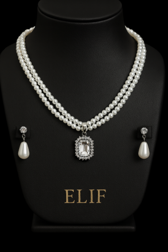 طقم اللؤلؤ الكلاسيكي. Classic Pearl set