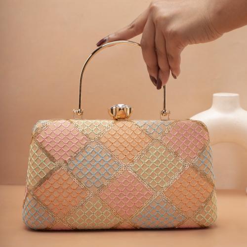 كلتش المربعات الباستيلية Pastel Mosaic Clutch